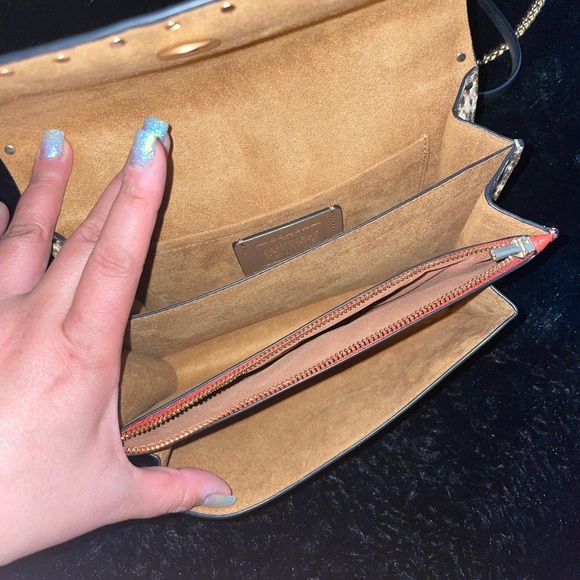 Brand new. Never used . Gorgeous Coach studded monogram multi color bag - Picture 3 of 16